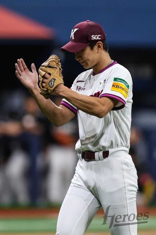 주승우가 3일 입대한다. /사진=키움 히어로즈