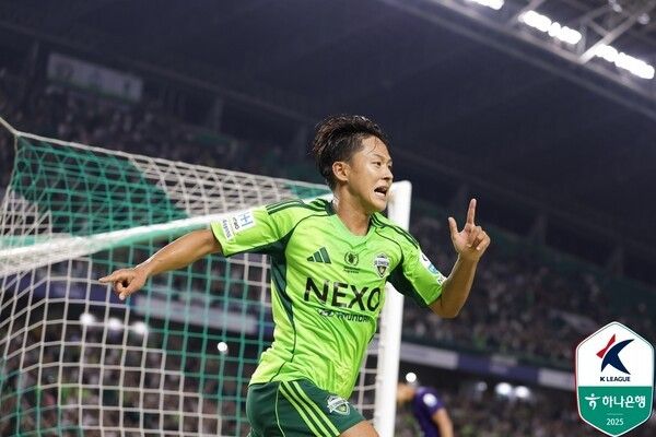 전북현대 이승우. /사진=한국프로축구연맹