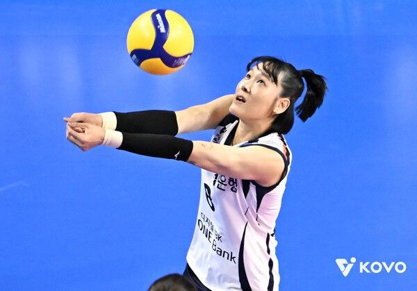 IBK기업은행 베테랑 리베로 임명옥. /사진=KOVO