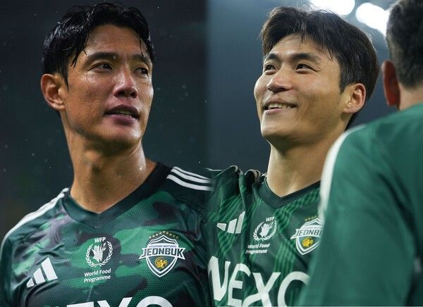 전북현대 홍정호, 박진섭. /사진=전북현대