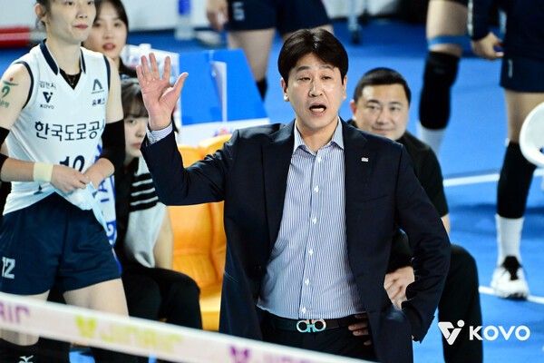 한국도로공사 김종민 감독. /사진=KOVO