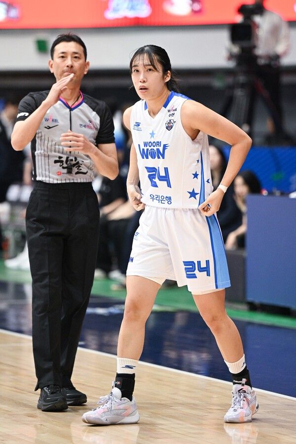 우리은행 이다연. /사진=WKBL