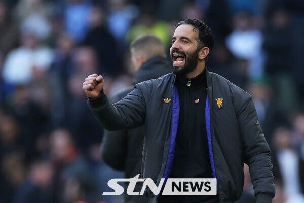 맨체스터 유나이티드 후벵 아모림 감독. /사진=뉴시스(AP)