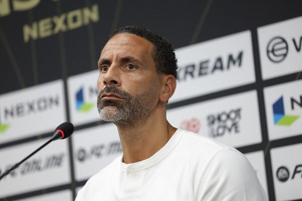 넥슨 아이콘 매치 기자회견에 참석한 리오 퍼디난드. /사진=넥슨