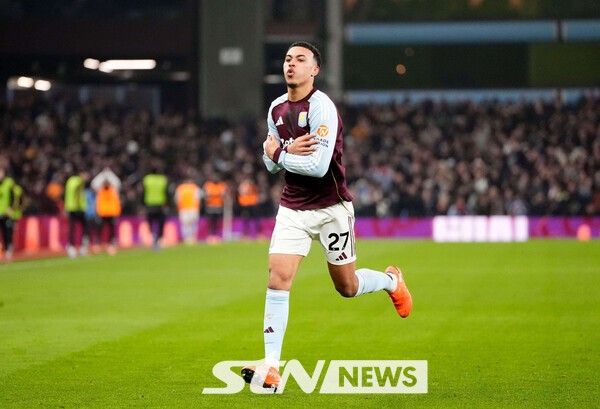 아스톤 빌라 윙포워드 모건 로저스. /사진=뉴시스(AP)