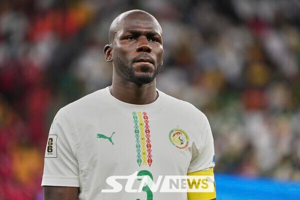 세네갈 대표팀의 주장 칼리두 쿨리발리. /사진=뉴시스(AP)