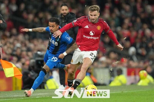 맨체스터 유나이티드 레프트백 루크 쇼. /사진=뉴시스(AP)