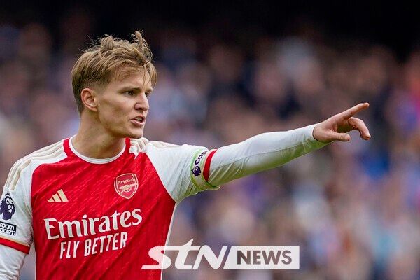 아스널 공격형 미드필더 마르틴 외데고르. /사진=뉴시스(AP)