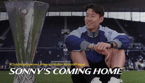 토트넘 홋스퍼가 3일 공식 채널을 통해 손흥민의 토트넘 홋스퍼 스타디움 복귀 소식을 알렸다. /사진=토트넘 홋스퍼