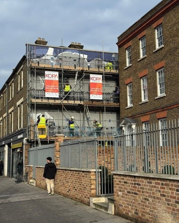 손흥민이 작별 인사를 하기 위해 토트넘 홋스퍼 복귀에 맞춰 완성될 예정인 벽화. /사진=COY NEWS