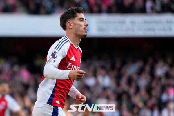 아스널 FC 공격수 카이 하베르츠. 사진┃뉴시스/AP