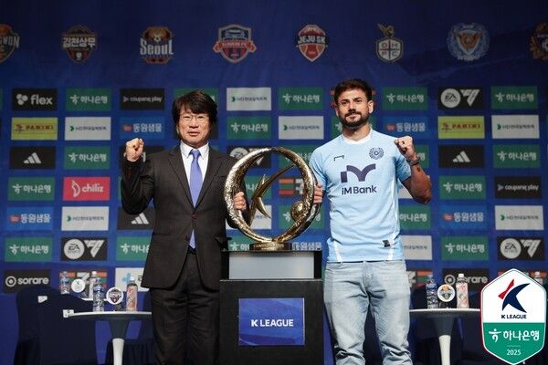 대구FC 박창현 감독과 세징야. 사진┃한국프로축구연맹