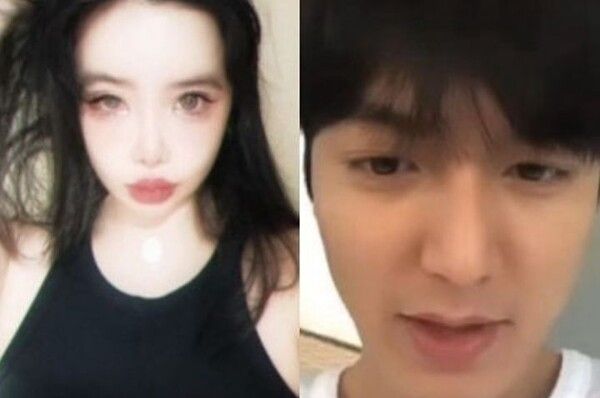 그룹 2NE1 박봄, 배우 이민호. 사진┃SNS