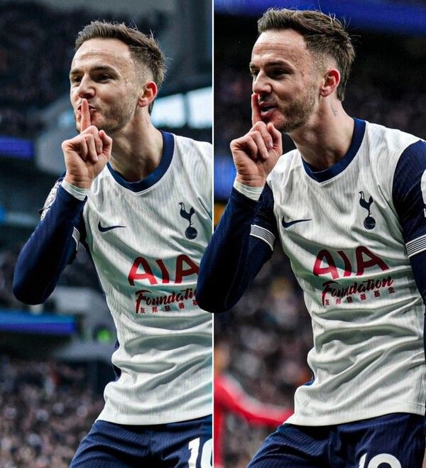 토트넘 홋스퍼 제임스 매디슨. 사진┃ESPN