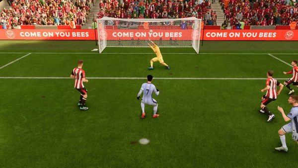 토트넘 홋스퍼의 브렌트포드 경기 시뮬레이션. 사진┃EAFC25