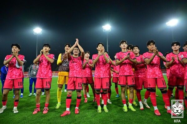 이창원호 20세 이하 대표팀. 사진┃KFA