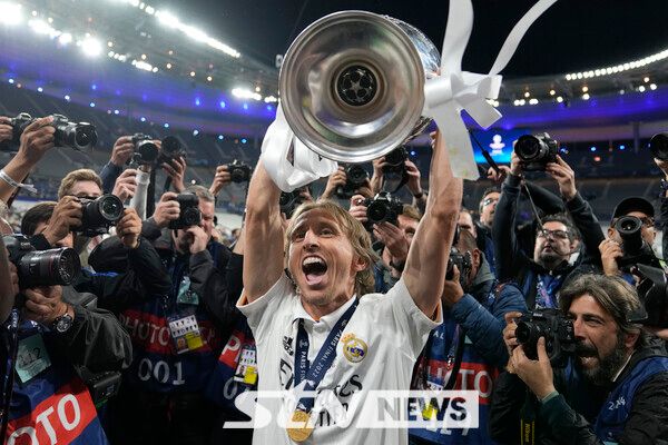 레알 마드리드의 루카 모드리치. 사진┃뉴시스/AP