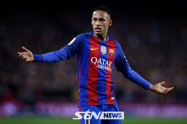 바르셀로나 활약 당시 네이마르. 사진┃뉴시스/AP