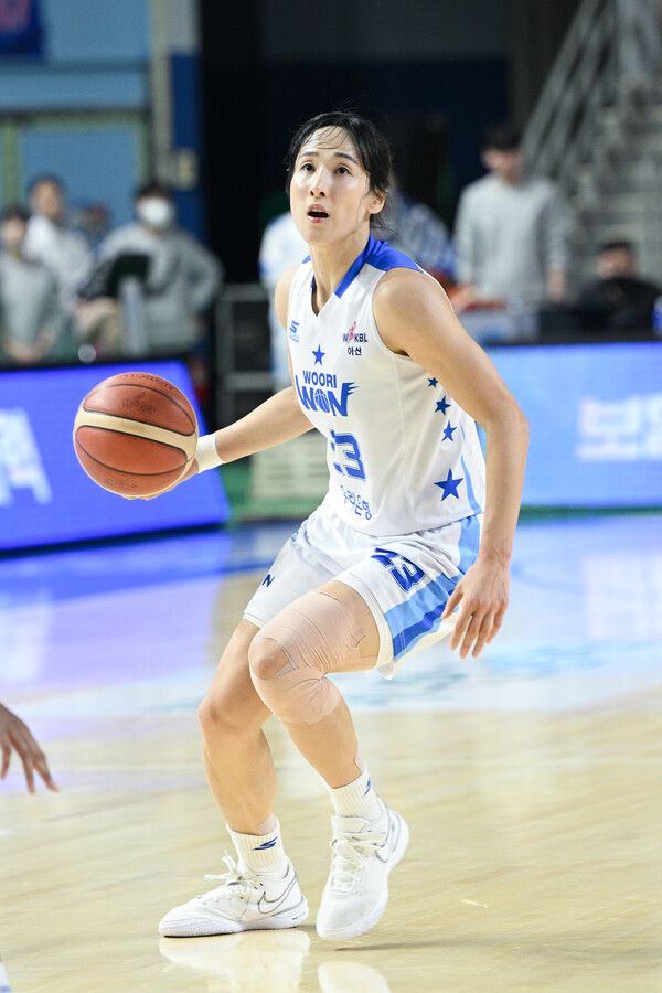 우리은행의 1위 질주를 이끌고 있는 김단비. 사진┃WKBL