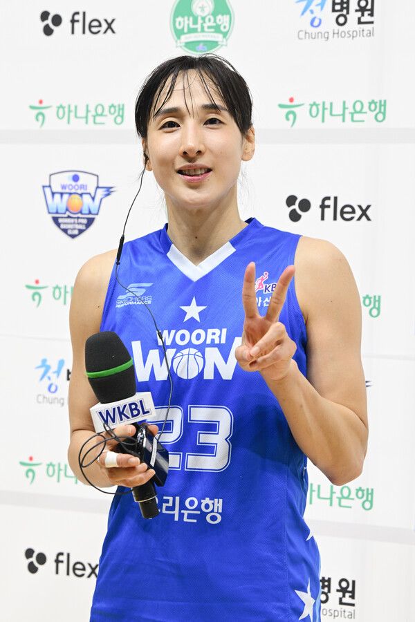 우리은행 포워드 김단비. 사진┃WKBL