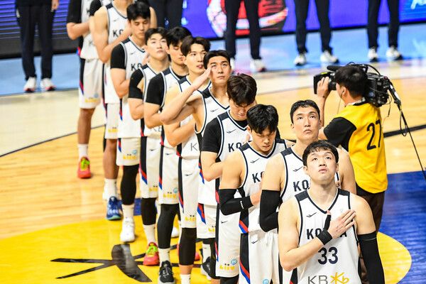 남자농구 국가대표팀. 사진┃대한민국농구협회