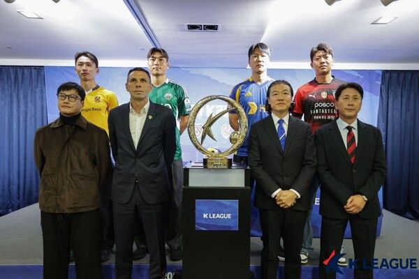 2025 하나은행 K리그1 미디어데이 단체사진. 사진┃한국프로축구연맹