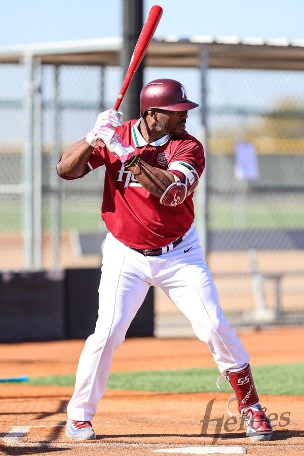 라이브 배팅을 하는 야시엘 푸이그. 사진┃키움히어로즈