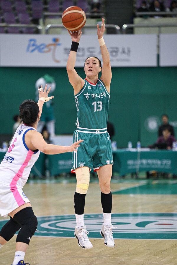 하나은행 포워드 김정은. 사진┃WKBL