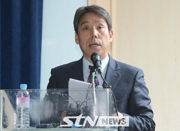 신문선 대한축구협회장 후보. 사진┃뉴시스