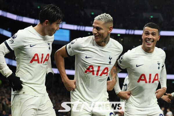 “12월부터 통계를 보면 히샬리송보다 더 많은 골을 넣은 프리미어리그(PL) 선수는 없다” 사진┃뉴시스/AP