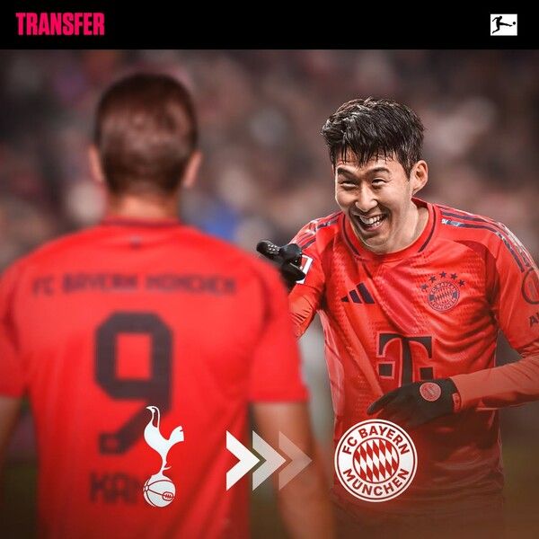 토트넘 홋스퍼에서 호흡을 맞췄던 손흥민과 해리 케인. 사진┃goalpost_asia