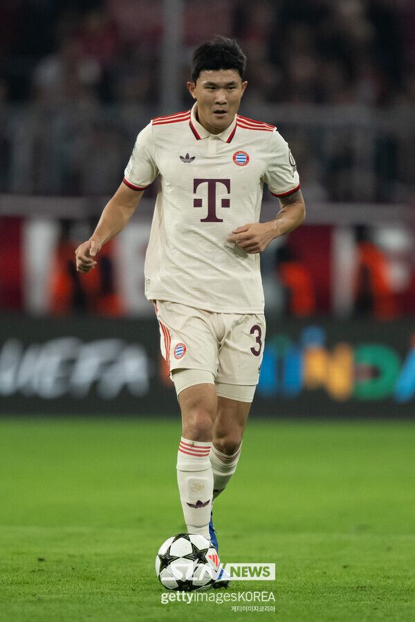 바이에른 뮌헨 센터백 김민재. 사진┃게티이미지코리아