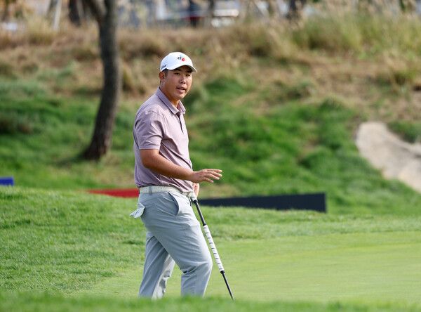 제네시스 챔피언십에 출전한 안병훈. 사진┃KPGA제공
