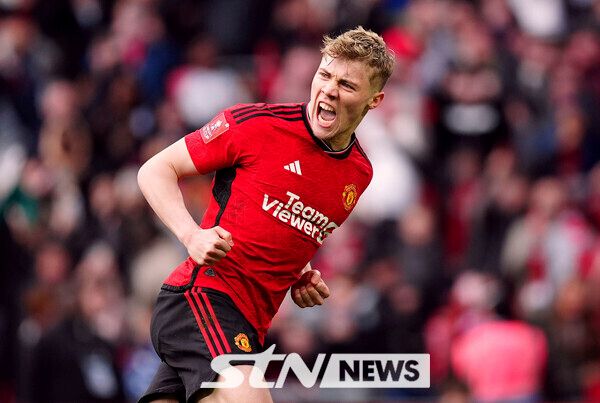 맨체스터 유나이티드 공격수 라스무스 호일룬. 사진┃뉴시스/AP