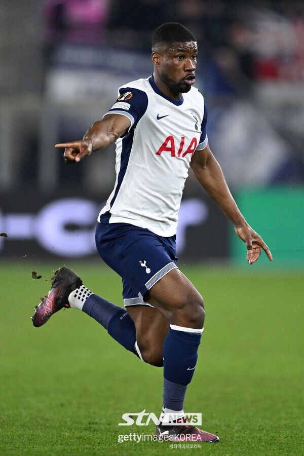 토트넘 홋스퍼 센터백 케빈 단소. 사진┃게티이미지코리아