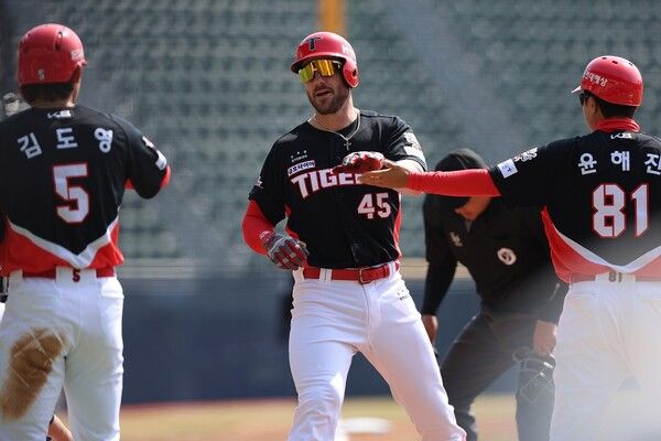 KIA 타이거즈 외야수 패트릭 위즈덤. 사진┃KIA 타이거즈