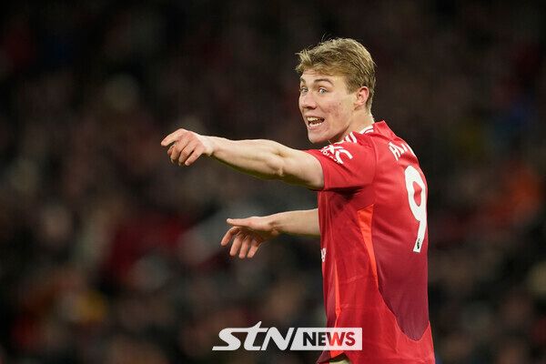 맨체스터 유나이티드 라스무스 호일룬. 사진┃뉴시스/AP