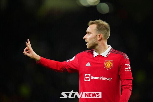 맨체스터 유나이티드 크리스티안 에릭센. 사진┃뉴시스/AP