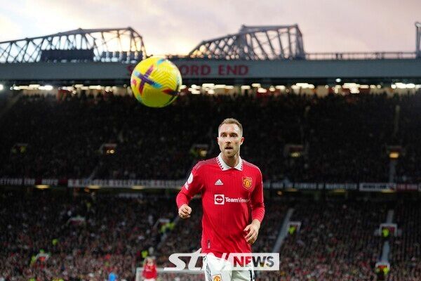 맨체스터 유나이티드 크리스티안 에릭센. 사진┃뉴시스/AP