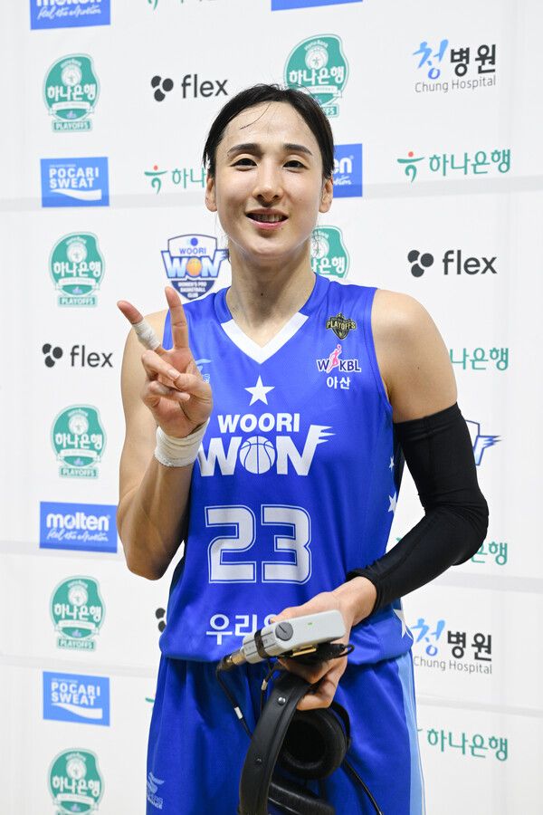 우리은행 포워드 김단비. 사진┃WKBL