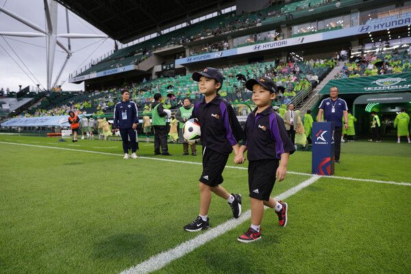 전북현대 홈 경기에서 진행했던 페덱스 브랜드 데이. 사진┃한국프로축구연맹
