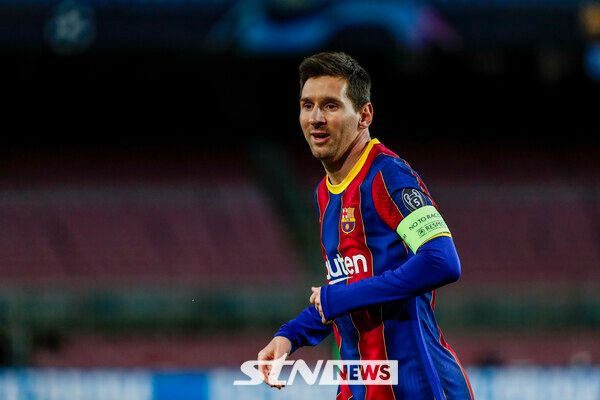 바르셀로나 활약 당시 리오넬 메시. 사진┃뉴시스/AP
