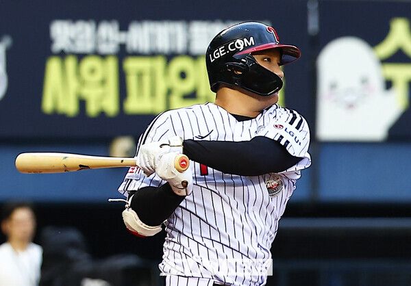 LG 트윈스 문보경. 사진┃뉴시스