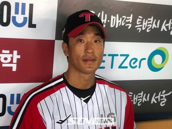 LG 트윈스 외야수 송찬의. 잠실=사진┃이형주 기자