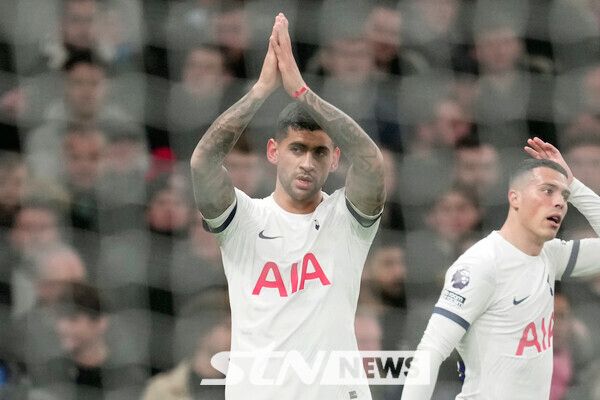 토트넘 홋스퍼 수비수 크리스티안 로메로. 사진┃뉴시스/AP