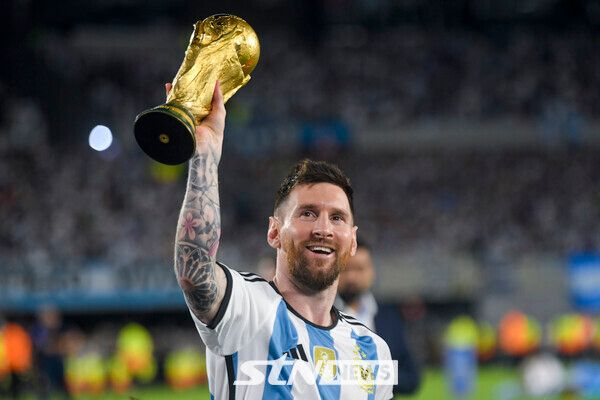 아르헨티나 대표팀 리오넬 메시. 사진┃뉴시스/AP