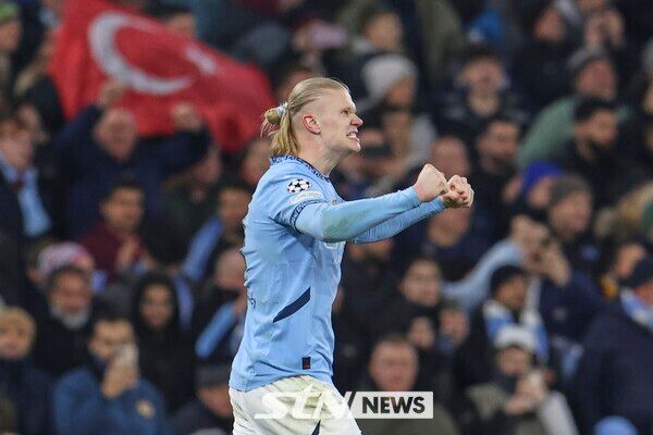 맨체스터 시티 엘링 홀란드. 사진┃뉴시스/AP