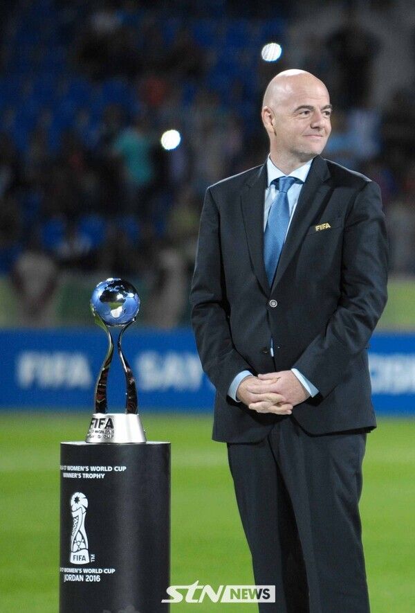 국제축구연맹(FIFA) 지안니 인판티노 회장. 사진┃뉴시스/AP