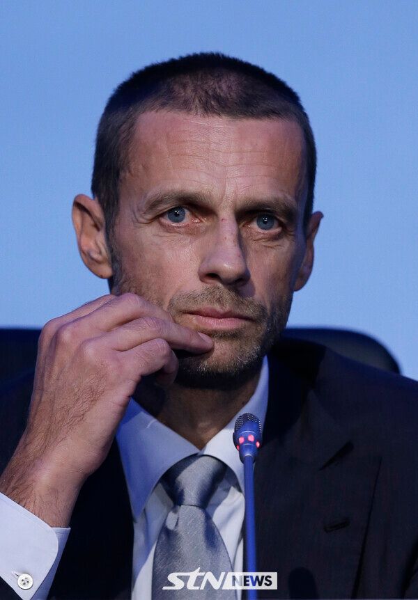 유럽축구연맹(UEFA) 알렉산더 세페린 회장. 사진┃뉴시스/AP