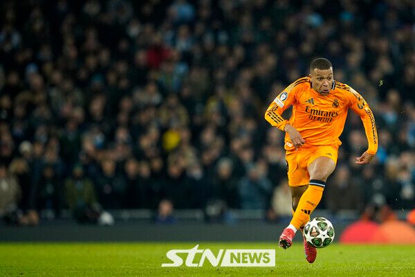 레알 마드리드 공격수 킬리안 음바페. 사진┃뉴시스/AP